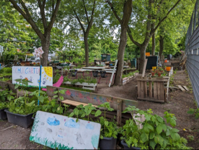 Schulgarten der Grundschule am Hollerbusch